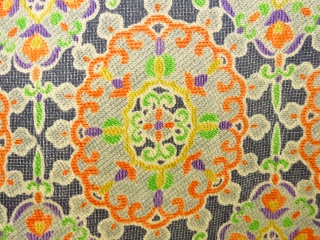  未使用品　華紋模様小紋着物